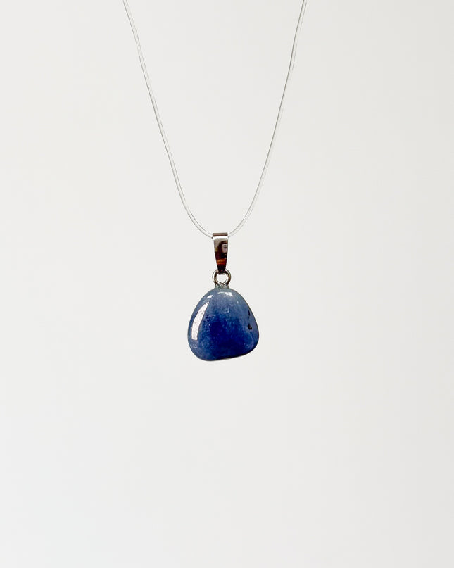 Saphir (Cabochon) Anhänger - 925 Silber