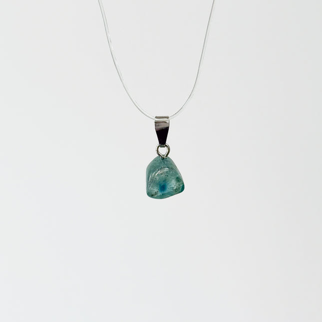 Turmalin blau (Indigolith) Anhänger - 925 Silber