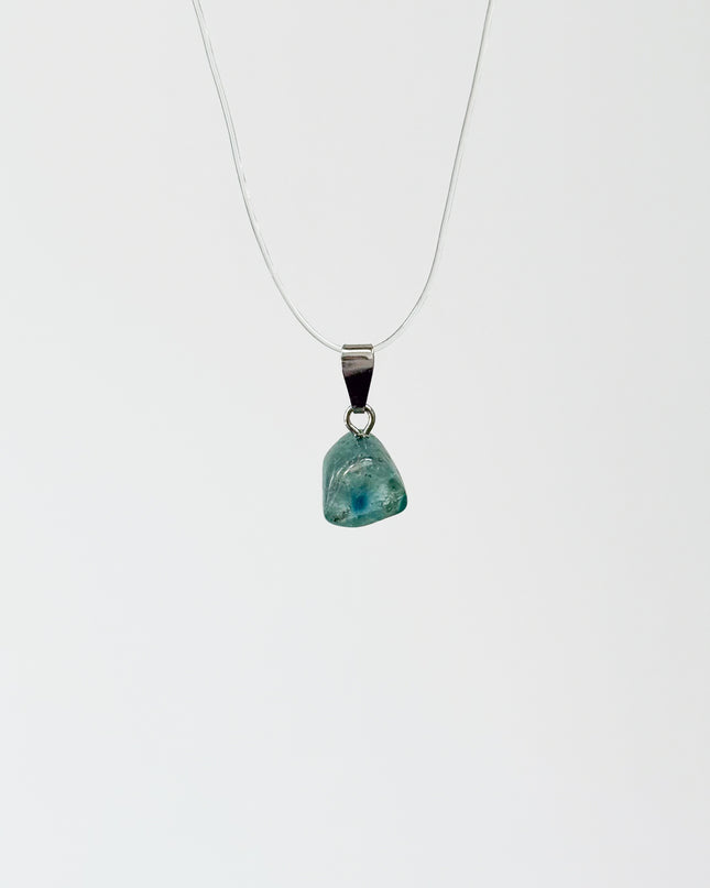 Turmalin blau (Indigolith) Anhänger - 925 Silber