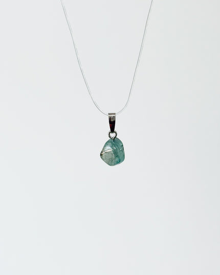 Turmalin blau (Indigolith) Anhänger - 925 Silber