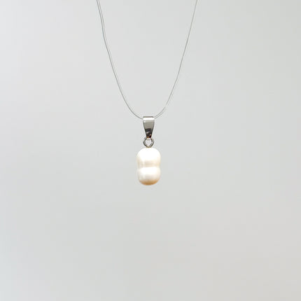 Süßwasserperle Anhänger - 925 Silber