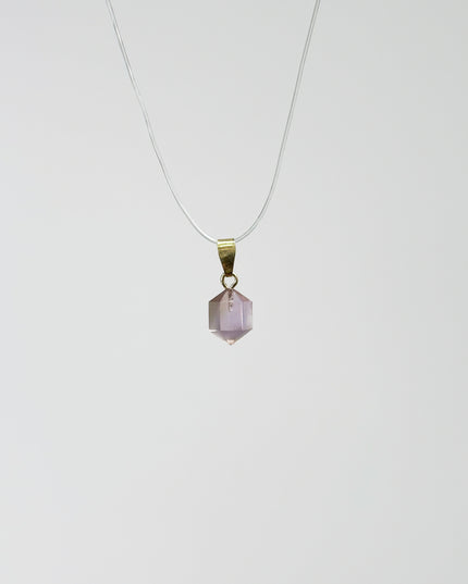 Ametrin Doppelender Kettenanhänger