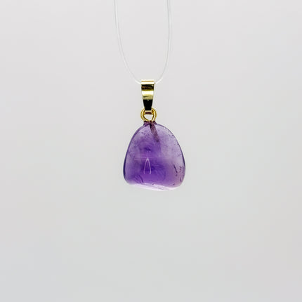 Amethyst Anhänger - vergoldet 925 Silber