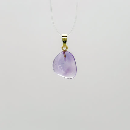 Amethyst Anhänger - vergoldet 925 Silber