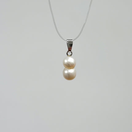 Süßwasserperle Anhänger - 925 Silber