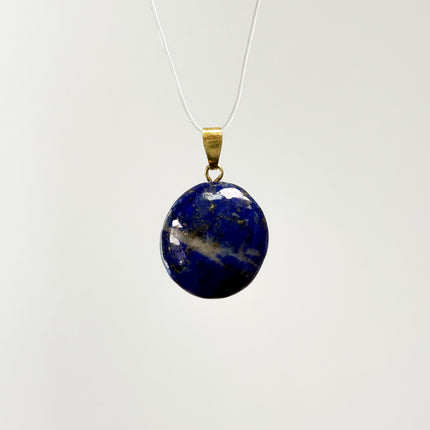 Lapislazuli Anhänger - vergoldet 925 Silber