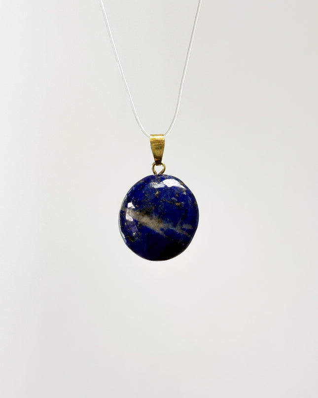 Lapislazuli Anhänger - vergoldet 925 Silber