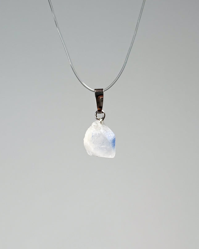 Dumortierit-Quarz Anhänger - 925 Silber