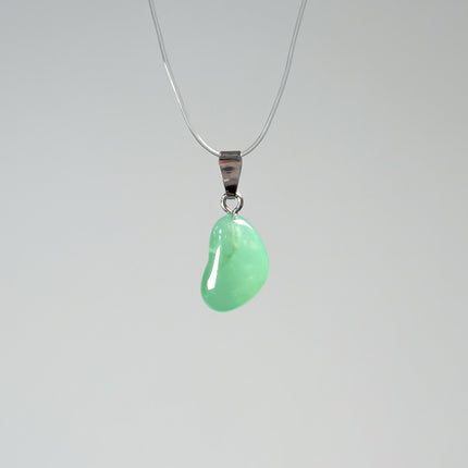Chrysopras Anhänger - 925 Silber