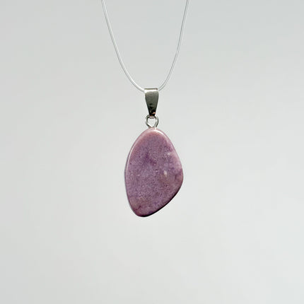 Jade (Lavendel-Jade) Anhänger - 925 Silber