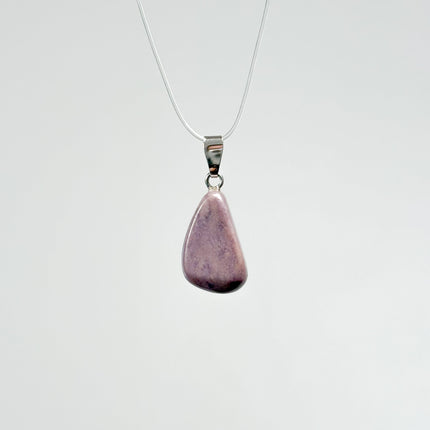 Jade (Lavendel-Jade) Anhänger - 925 Silber