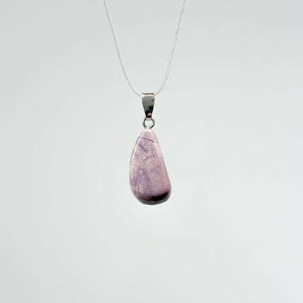Jade (Lavendel-Jade) Anhänger - 925 Silber