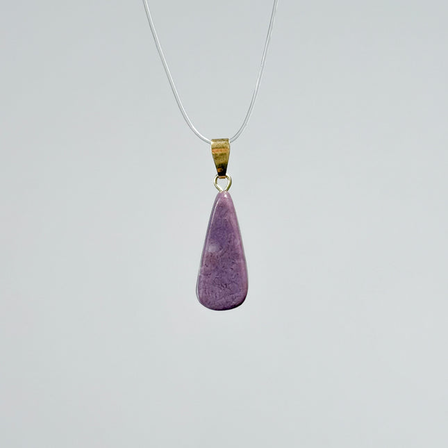 Lavendel-Jade Kettenanhänger