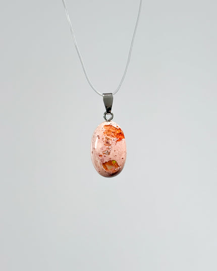 Feueropal (Cabochon) Kettenanhänger