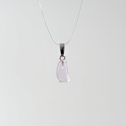 Kunzit Anhänger Extra - 925 Silber