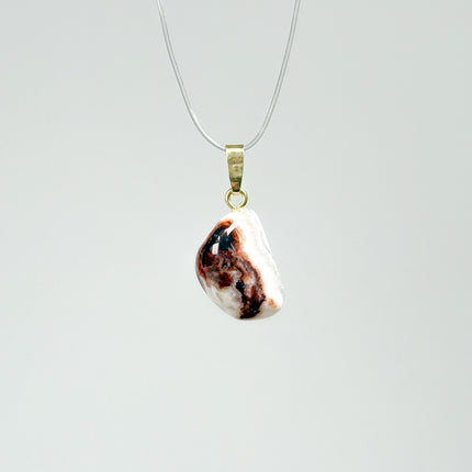 Sardonyx Anhänger - 925 Silber vergoldet