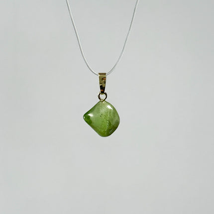 Peridot (Olivin) Anhänger - 925 Silber vergoldet
