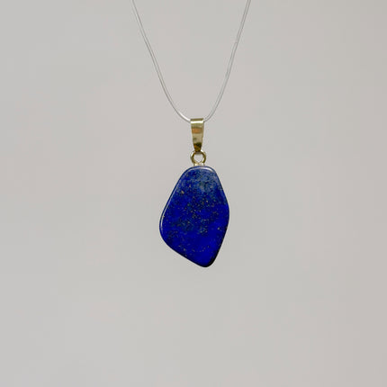 Lapislazuli Anhänger - vergoldet 925 Silber