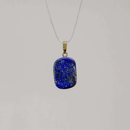 Lapislazuli Anhänger - vergoldet 925 Silber