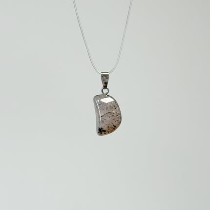 Dendritenachat Anhänger - 925 Silber
