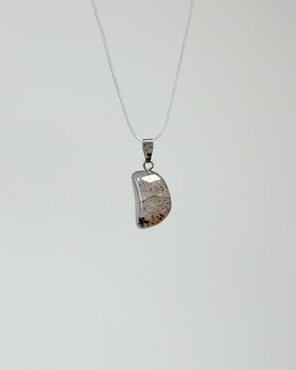 Dendritenachat Anhänger - 925 Silber