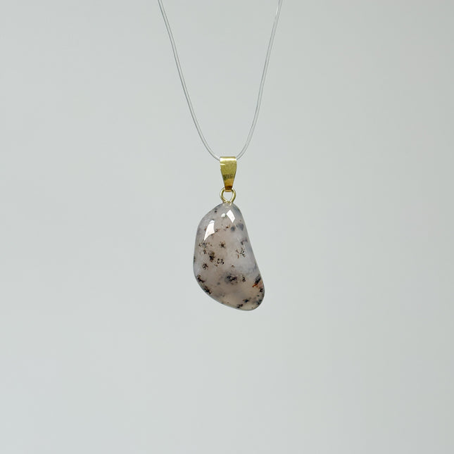 Dendriten Achat Kettenanhänger