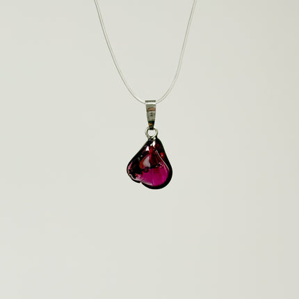 Granat rot Anhänger - 925 Silber