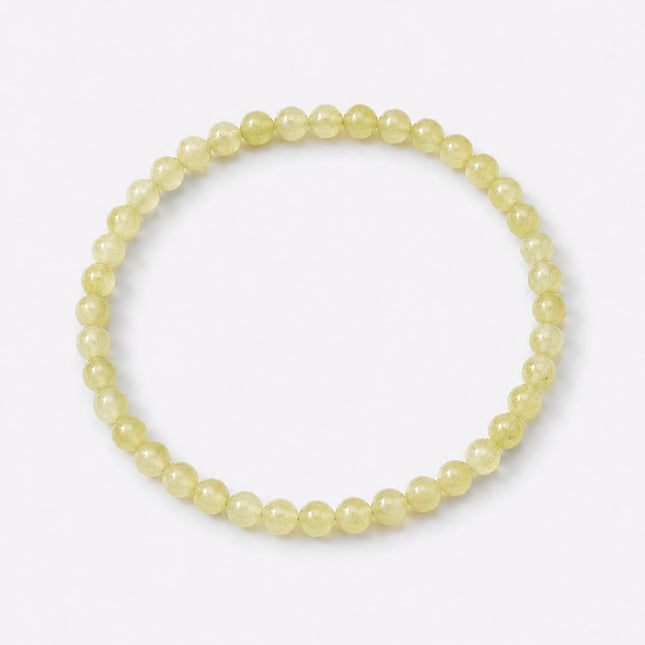Jade Perlenarmband (4mm Perlen)