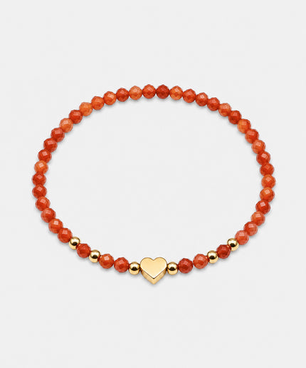 Karneol Armband facettiert
