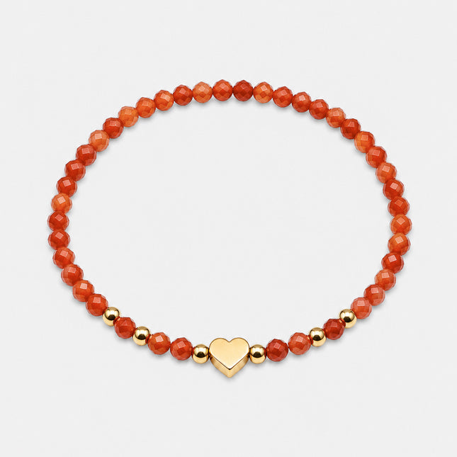 Karneol Armband facettiert