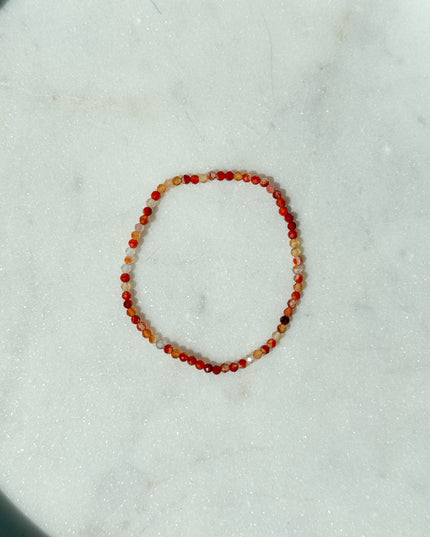 Karneol Armband facettiert
