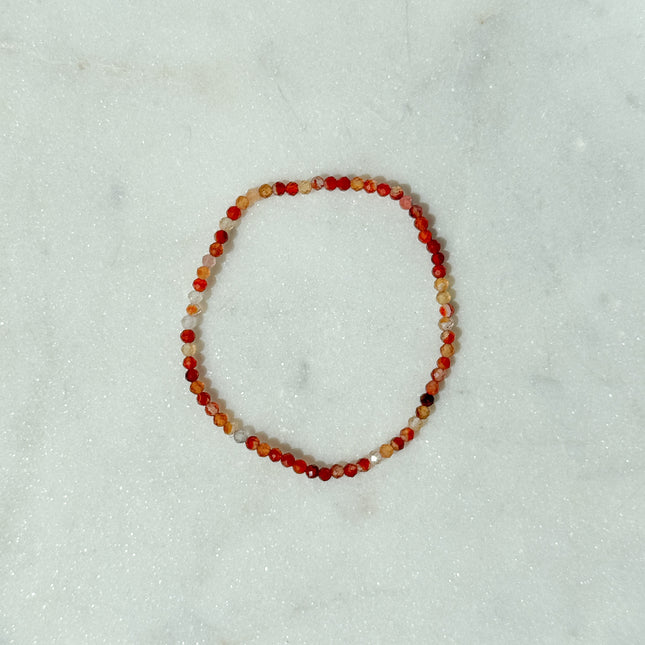 Karneol Armband facettiert