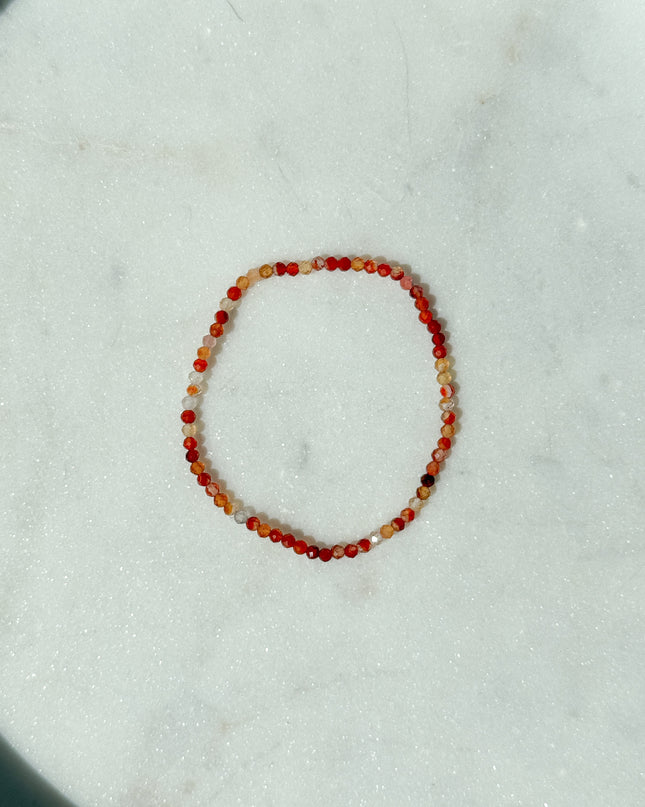 Karneol Armband facettiert