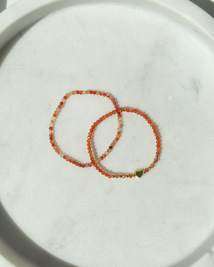 Karneol Armband facettiert