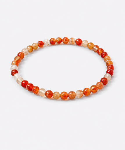Karneol Perlenarmband (4-8mm Perlen)