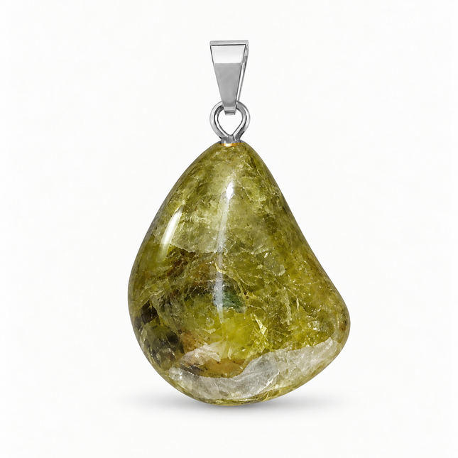 Grüner Granat (Grossular) Kettenanhänger