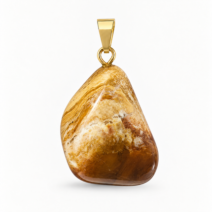 Versteinertes Holz Kettenanhänger