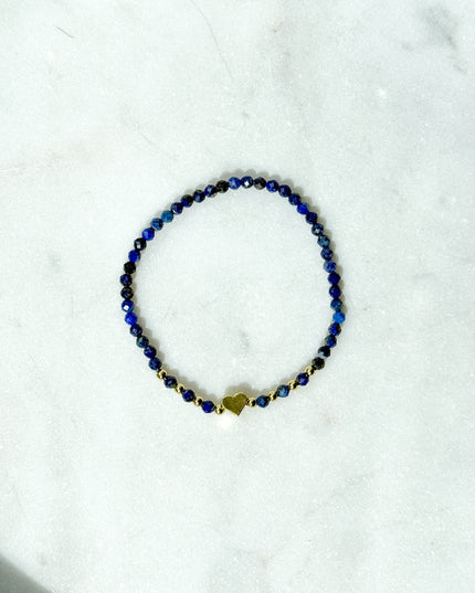 Lapislazuli Armband facettiert