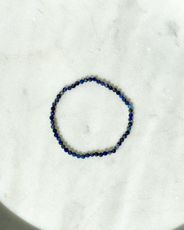 Lapislazuli Armband facettiert