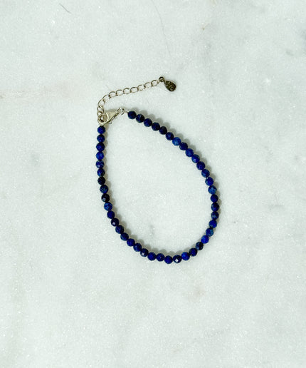 Lapislazuli Armband facettiert
