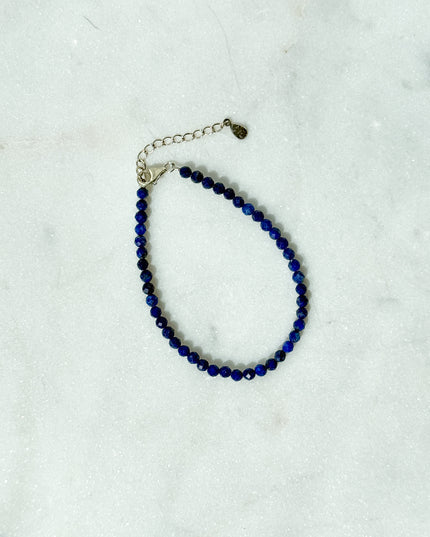 Lapislazuli Armband facettiert