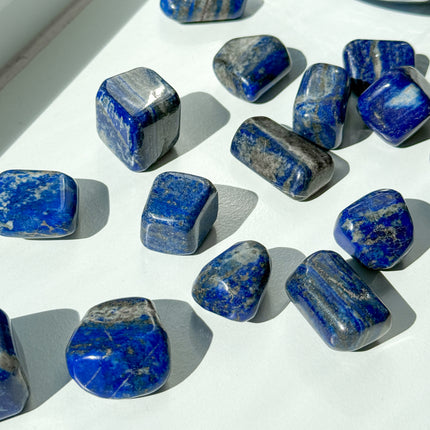 Lapislazuli Trommelstein