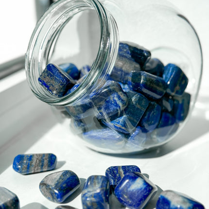 Lapislazuli Trommelstein