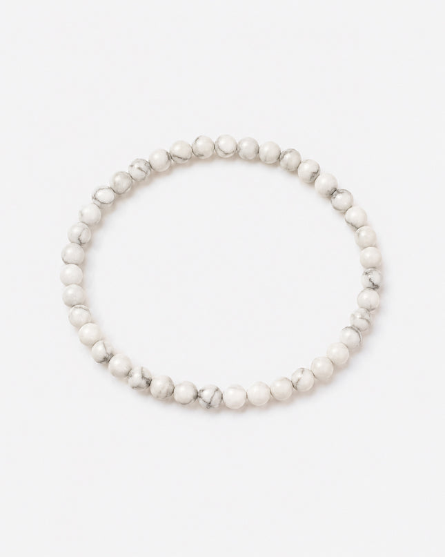 Magnesit Armband (4mm Perlen)