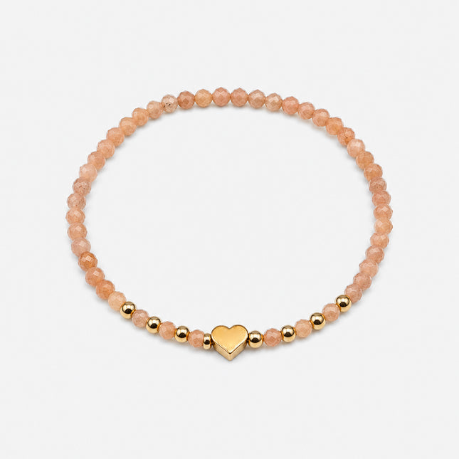 Mondstein Armband facettiert