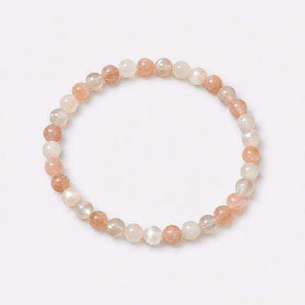 Mondstein Perlenarmband (4-8mm Perlen)