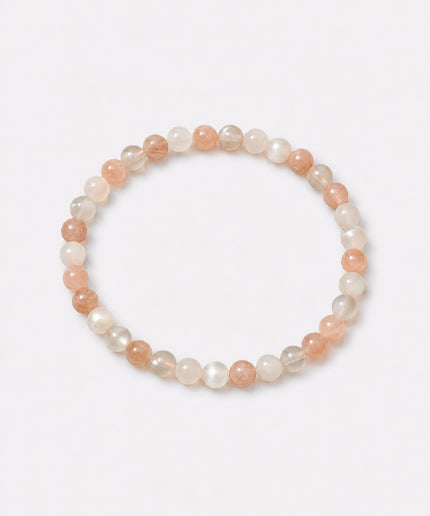 Mondstein Perlenarmband (4-8mm Perlen)