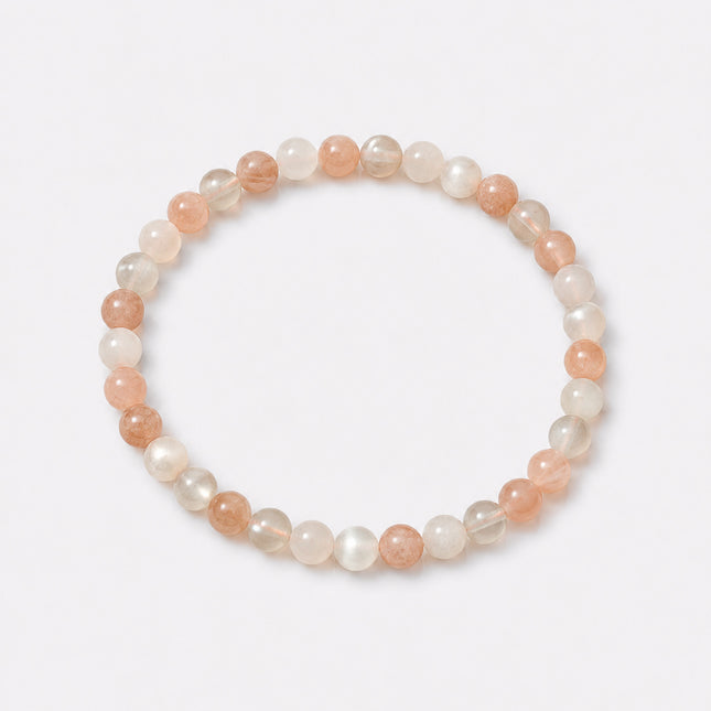Mondstein Perlenarmband (4-8mm Perlen)