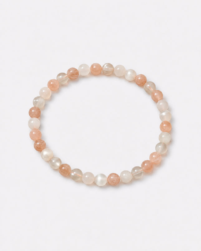Mondstein Perlenarmband (4-8mm Perlen)