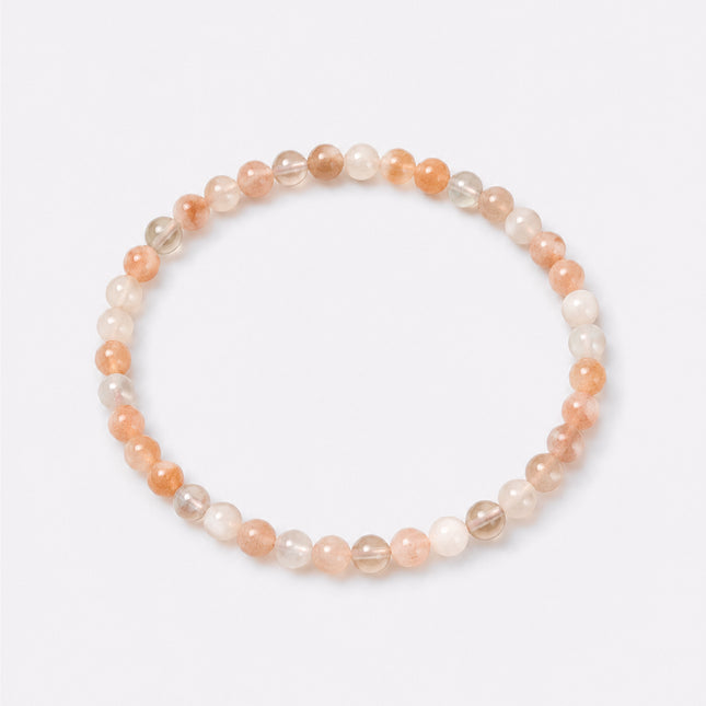 Mondstein Perlenarmband (4-8mm Perlen)
